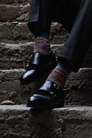 Monk Torino black double buckle Mandana Trovex